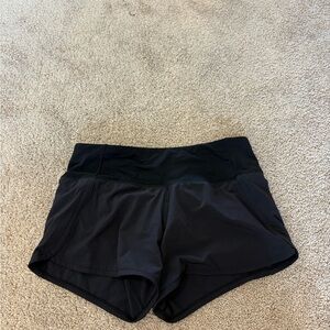 Women's Black Athletic Shorts lululemon